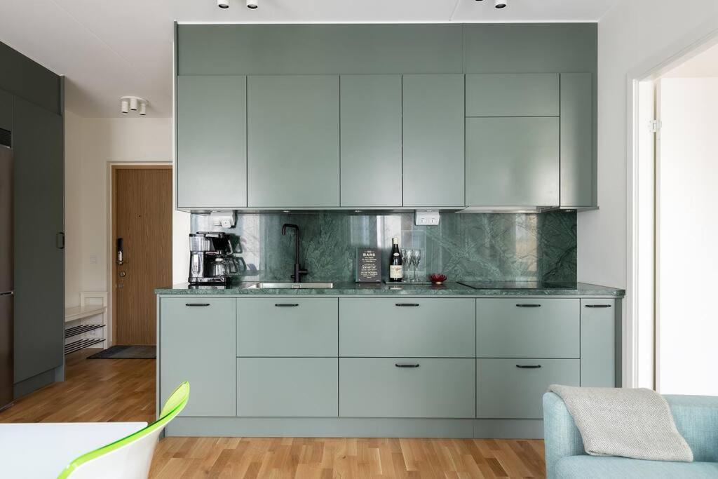 شقة Modern Elegance I Hagastaden ستوكهولم المظهر الخارجي الصورة